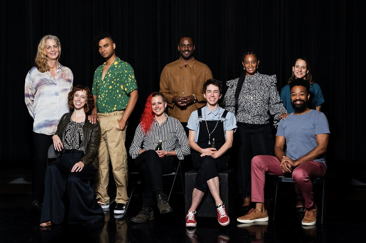 American Opera Initiative: Kimberly Reed, Cecelia Raker, Jens Ibsen, Walken Schweigert, Carlos Simon, Silen Wellington, B.E. Boykin, Jarrod Lee, Kelley Rourke -- Photo: Caitlin Oldham-Enhanced