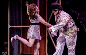 Elivis' Birthday Fight Club: Kittie Glitter and Elvis -- Photo: StereoVision