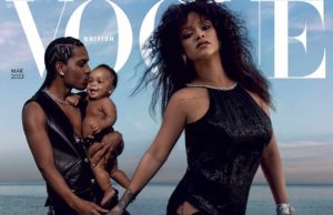 Rihanna on the cover of British Vogue