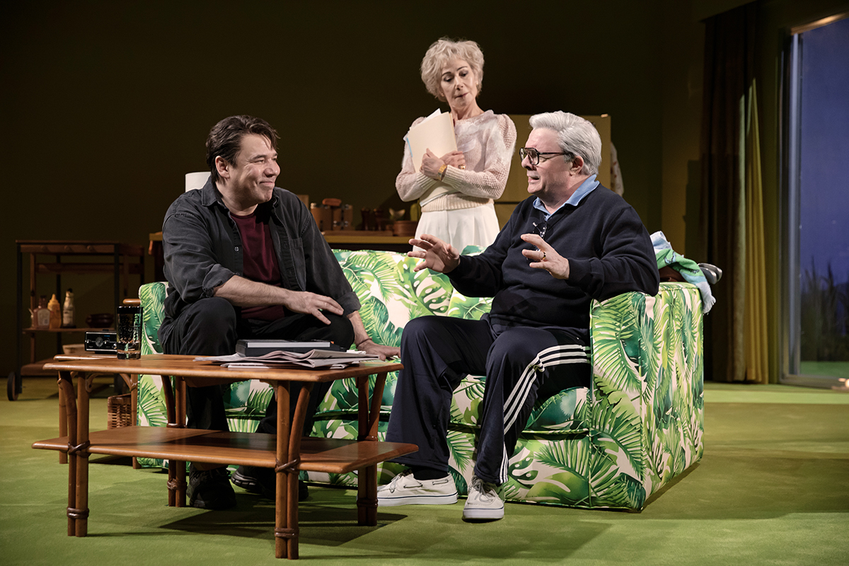 Pictures from Home: Danny Burstein, Zoë Wanamaker, and Nathan Lane -- Photo: Julieta Cervantes