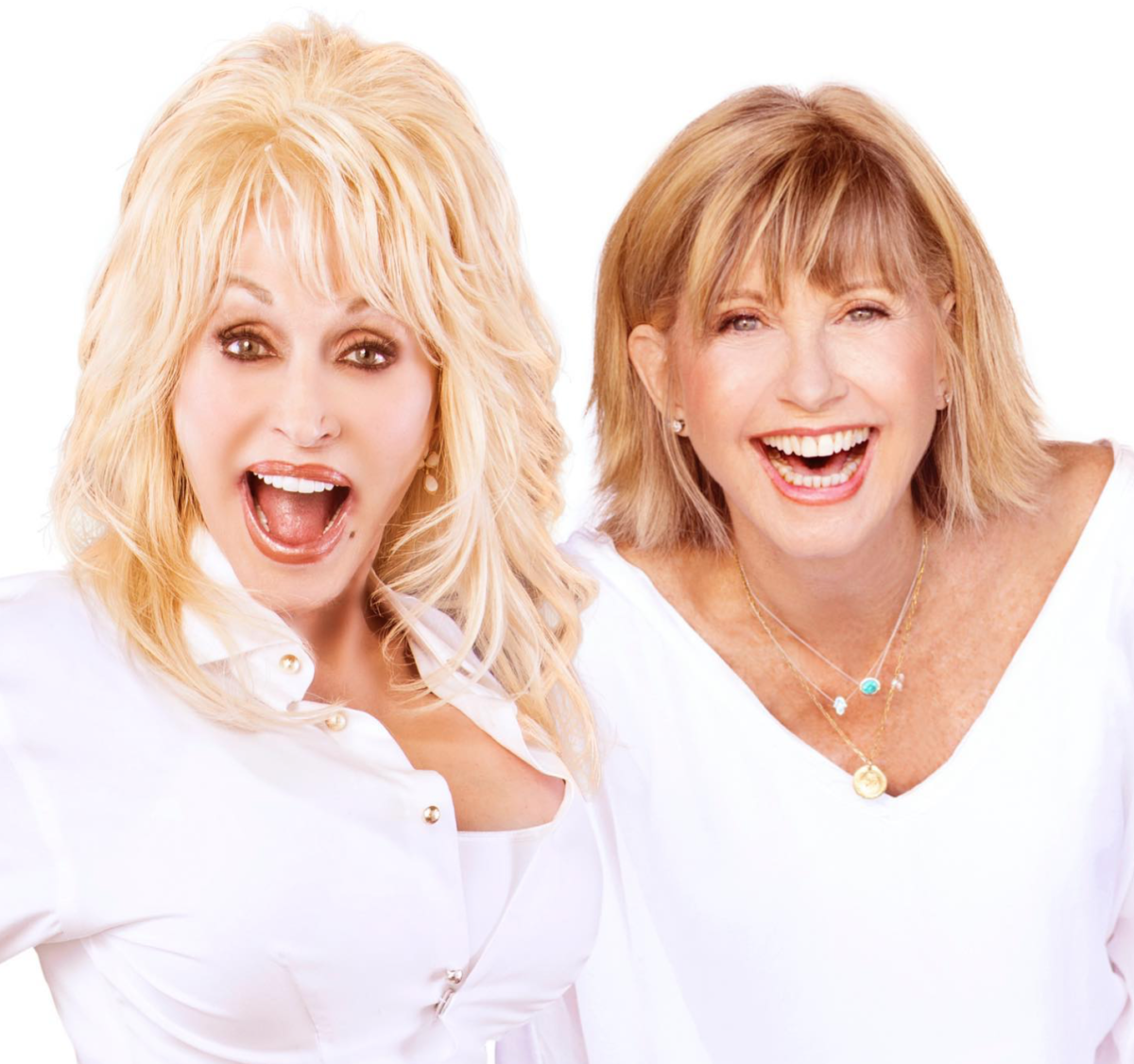 Dolly Parton and Olivia Newton-John