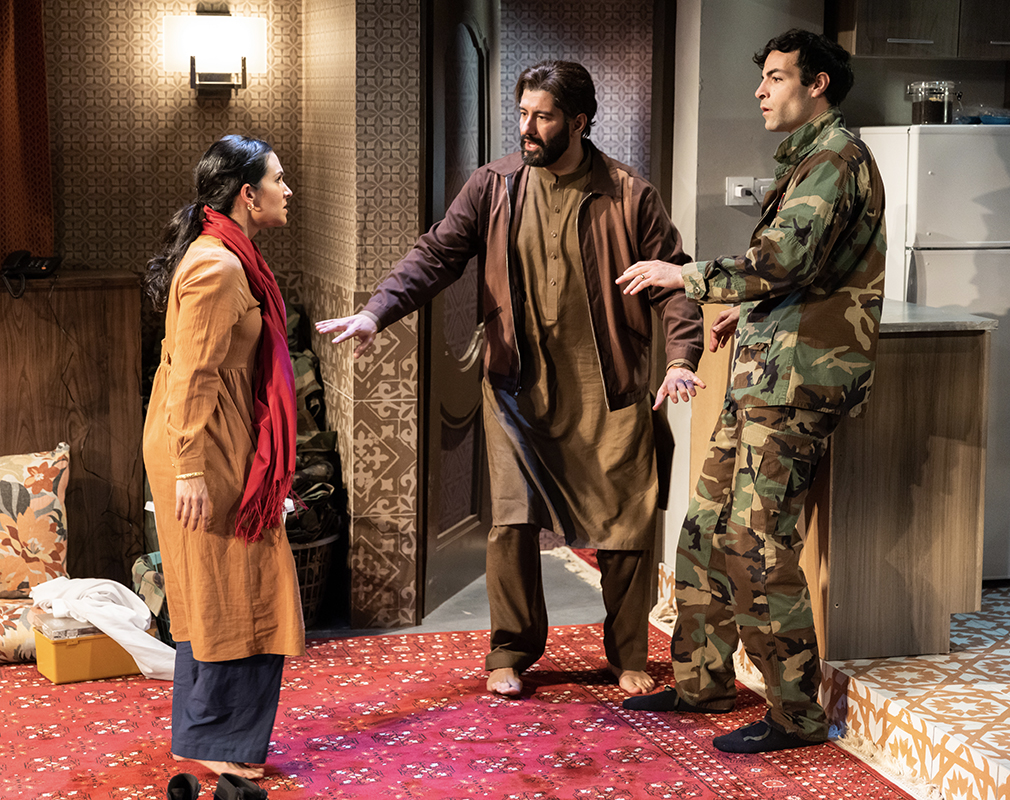 Selling Kabul: Neagheen Homaifar, Yousof Sultani, and Mazin Akar -- Photo: Christopher Mueller