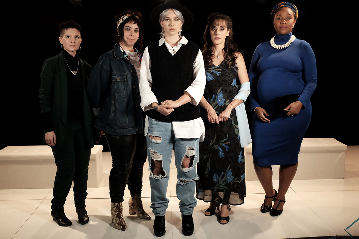 INSeries: Everything for Dawn: Maggie Finnegan, Eliza Bonet, Britt Hewitt, Sishel Clavere, Meroe Adeeb -- Photo: Aaron Siegel