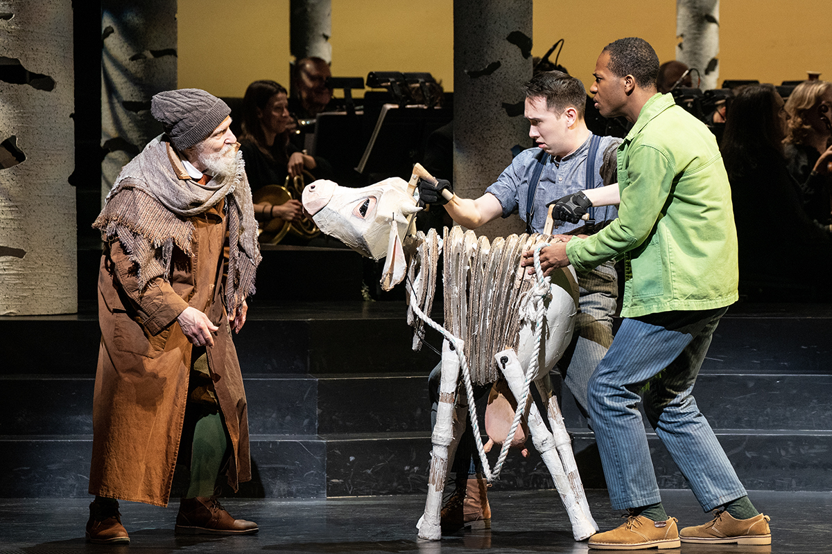 Into the Woods: David Patrick Kelly, Kennedy Kanagawa, and Cole Thompson -- Photo: Matthew Murphy and Evan Zimmerman for MurphyMade