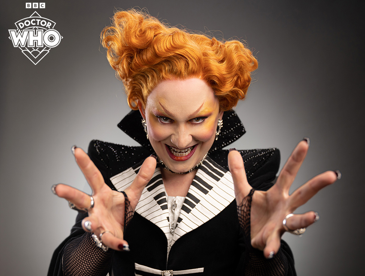 Jinkx Monsoon in Doctor Who -- Photo via twitter.com/bbcdoctorwho