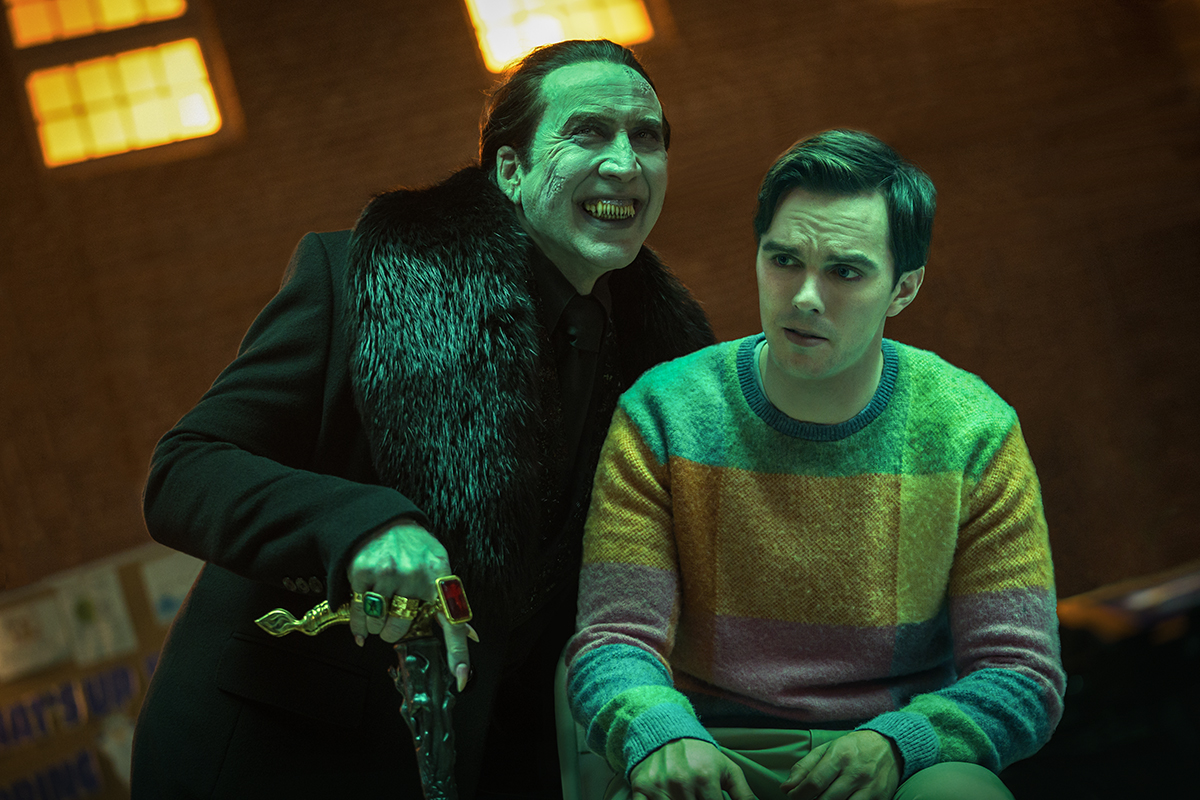 Cage and Hoult - Photo: Universal Pictures