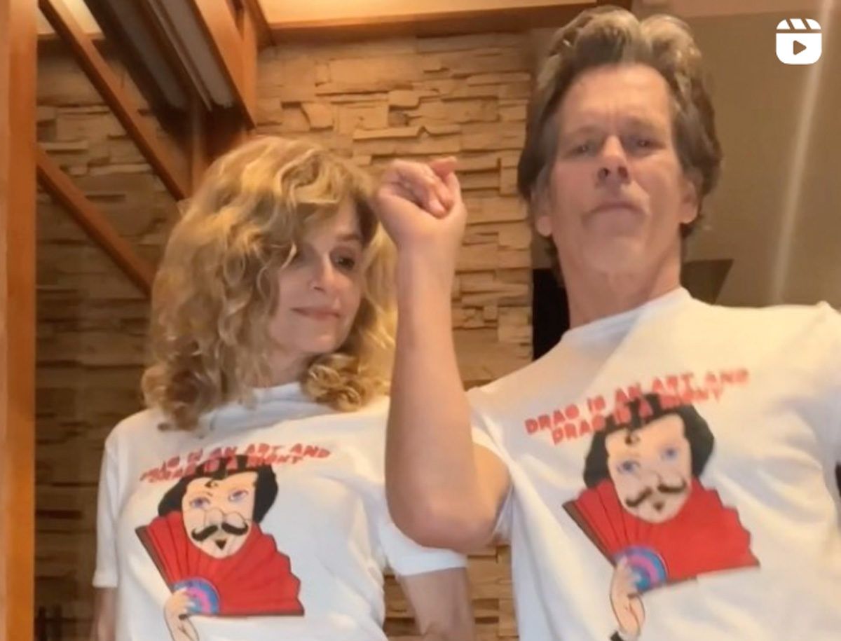 Kyra Sedgwick and Kevin Bacon -- Image via instagram.com/kevinbacon