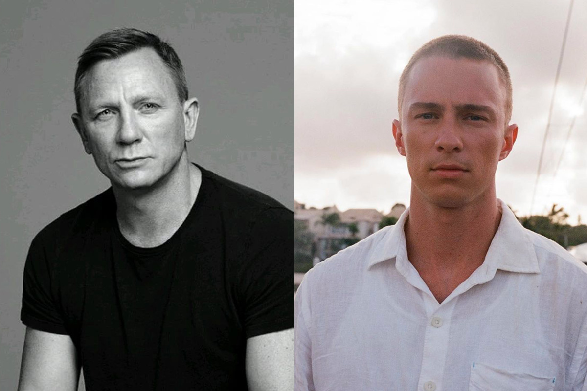 Daniel Craig & Drew Starkey -- Photos via instagram.com/craigdanielbond & instagram.com/drewstarkey