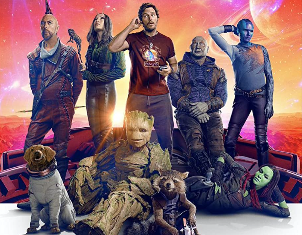 The official poster for Guardians of the Galaxy Vol. 3.