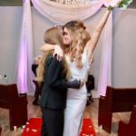 Chrishell Stause and G Flip at their wedding. (instagram.com)