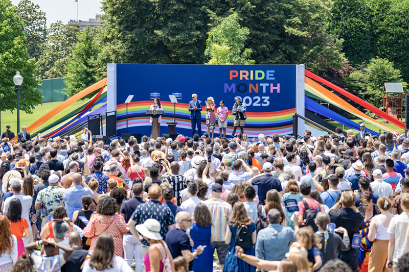 Pride at The White House 2023, The White House Twitter 2 Metro Weekly