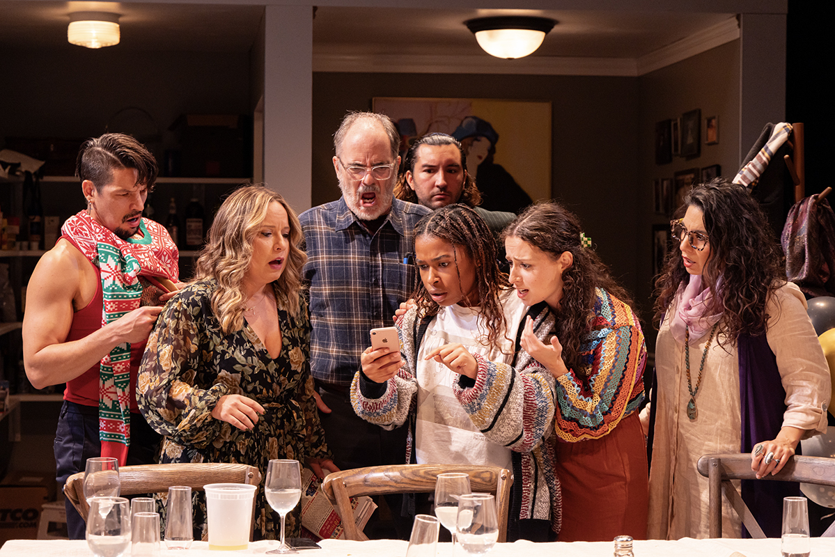 The Chameleon: Ryan Sellers, Dina Thomas, Eric Hissom, RJ Pavel, Arielle Moore, Emma Wallach, and Sarah Corey -- Photo: Ryan Maxwell Photography