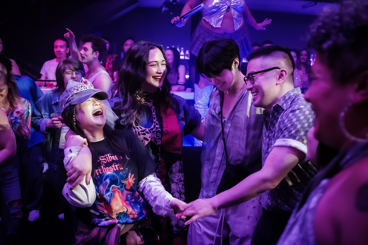 The Wedding Banquet: Kelly Marie Tran, Lily Gladstone, Han Gi-Chan, and Bowen Yang - Photo: Luka Cyprian/Bleecker Street