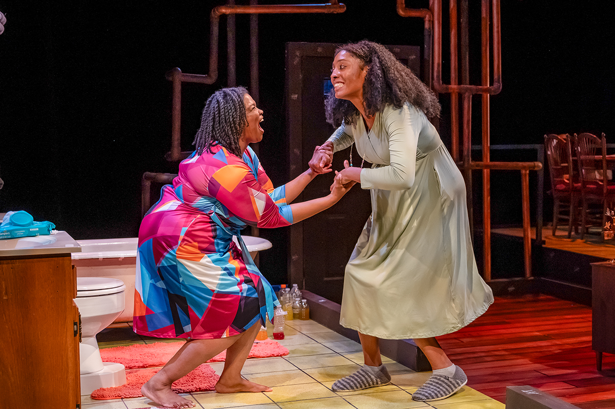 cullud wattah: Kelly Renee Armstrong and Andreá Bellamore - Photo: Chris Banks