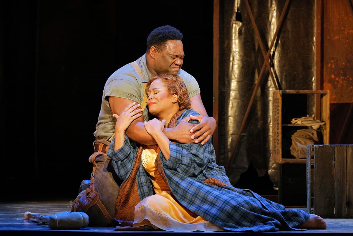 Porgy and Bess: - Denyce Graves, Michael Sumuel, and Amber R. Monroe - Photo: Cory Weaver