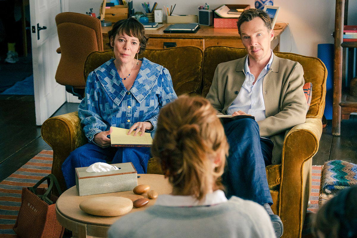 The Roses: Olivia Colman and Benedict Cumberbatch - Photo: Jaap Buitendijk/Searchlight Pictures