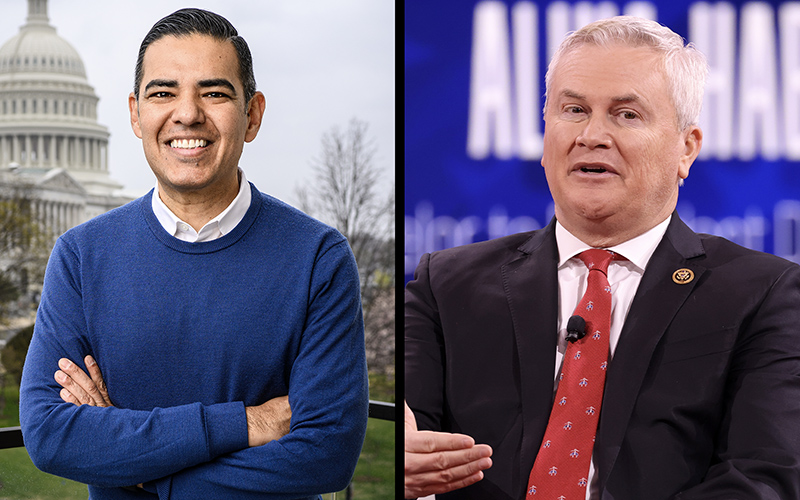 Rep. Robert Garcia - Photo: Ike Hayman, Official Photographer, House Creative Services - James Comer - Photo: Gage Skidmore