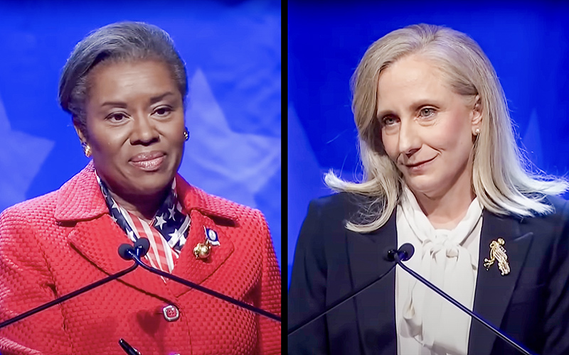 2025 Virginia Governor’s Debate: Earle-Sears vs. Spanberger - WFXR screenshots