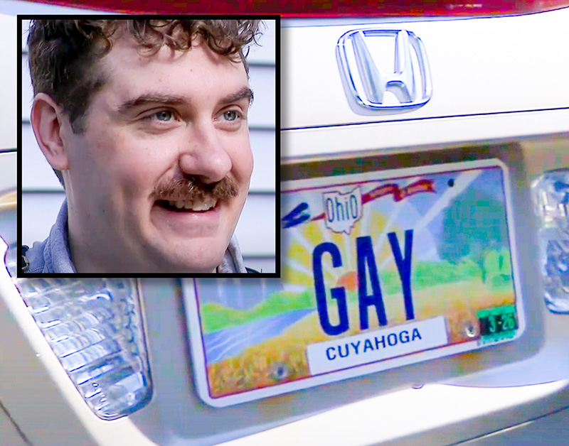Ohio Man Finally Gets His “GAY” License Plate