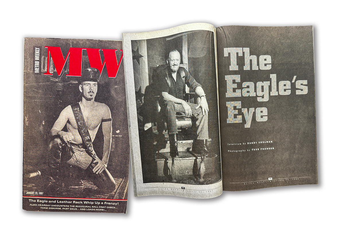 Mr. D.C. Eagle Jeff Gillies and Dick McHugh in 1997 - Photos: Todd Franson