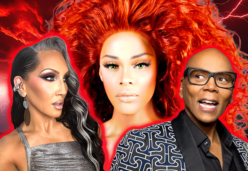 Michelle Visage, Tyra Sanchez, RuPaul - Photos: Facebook