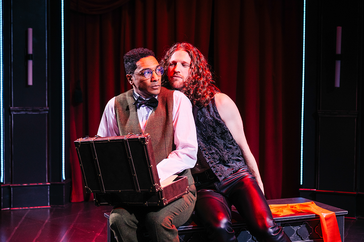 Dracula: A Comedy of Terrors: Sentell Harper and Noah Israel - Photo: Cameron Whitman