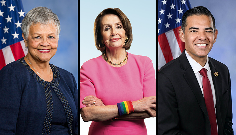 Bonnie Watson Coleman - Official Portrait, Nancy Pelosi - Photo: Todd Franson, Robert Garcia - Official Portrait