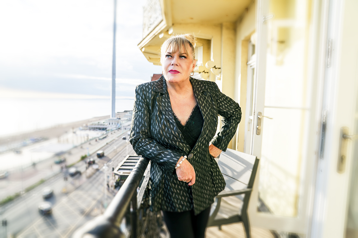Suzy Eddie Izzard in Brighton England