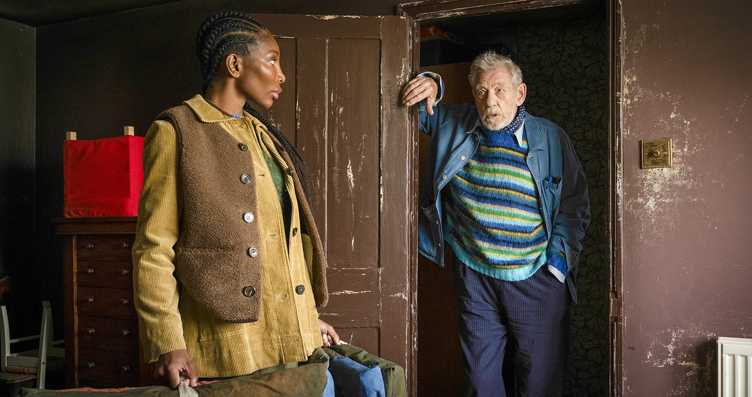 The Christophers: Michaela Coel and Ian McKellen - Photo: Claudette Barius