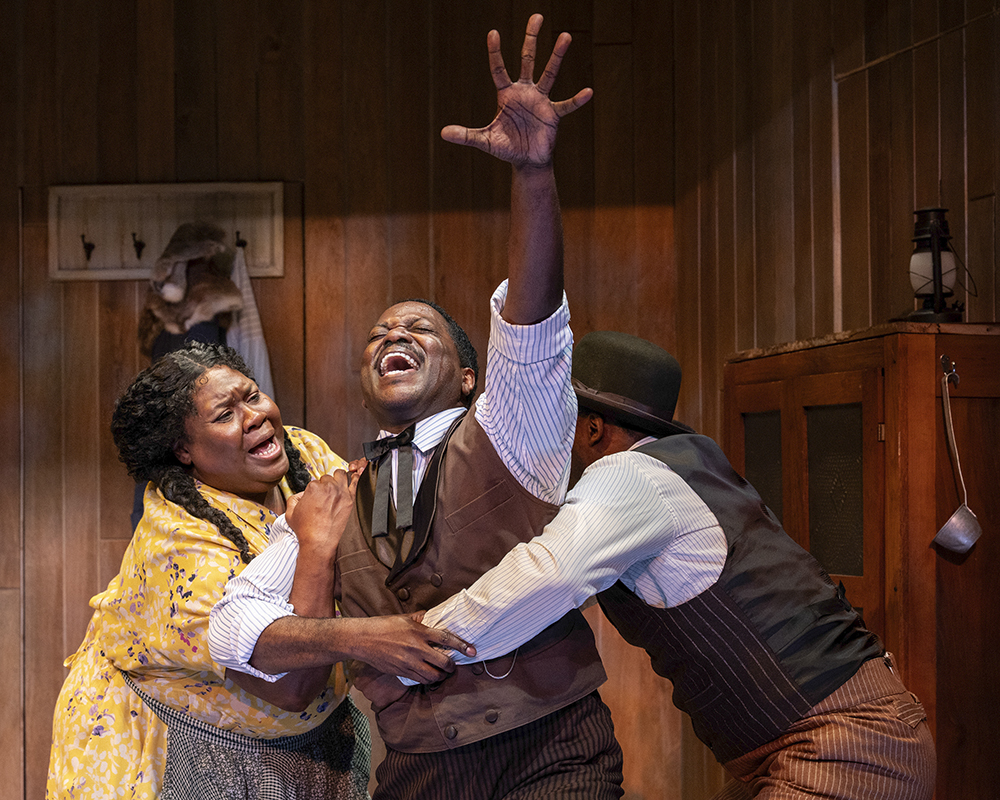 Purlie Victorious: Kelli Blackwell, Warner Miller, and Jason Bowen - Photo: Teresa Castracane