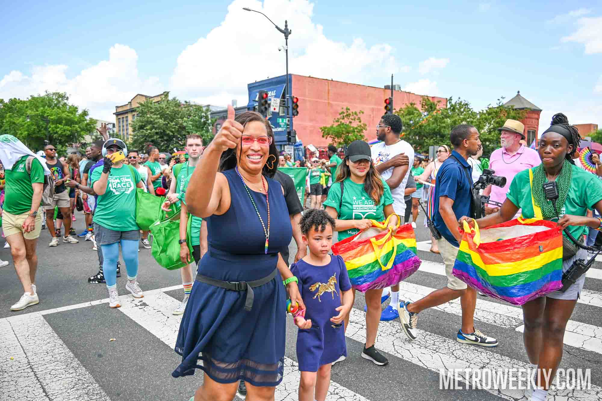 Mayor Muriel Bowser in the World Pride 2025 Parade - Photo: Todd Franson/Metro Weekly