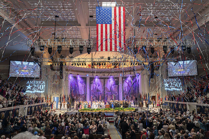 The Daughters of the American Revolution's 135th Continental Congress held at the historic DAR Constitution Hall in Washington, DC, June 2026 - Photo: dar.org