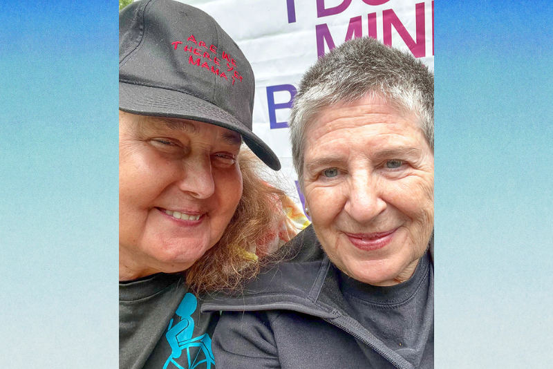 Terry Irons and Sonia Rutstein - Photo: Courtesy Sonia