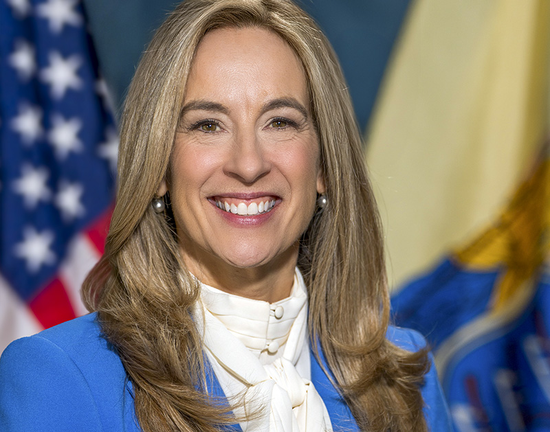 Governor of New Jersey Rebecca Michelle "Mikie" Sherrill - Official Portrait