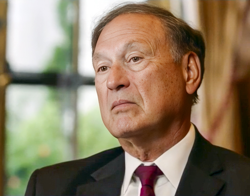 Supreme Court Justice Samuel Alito - CBS News Screenshot
