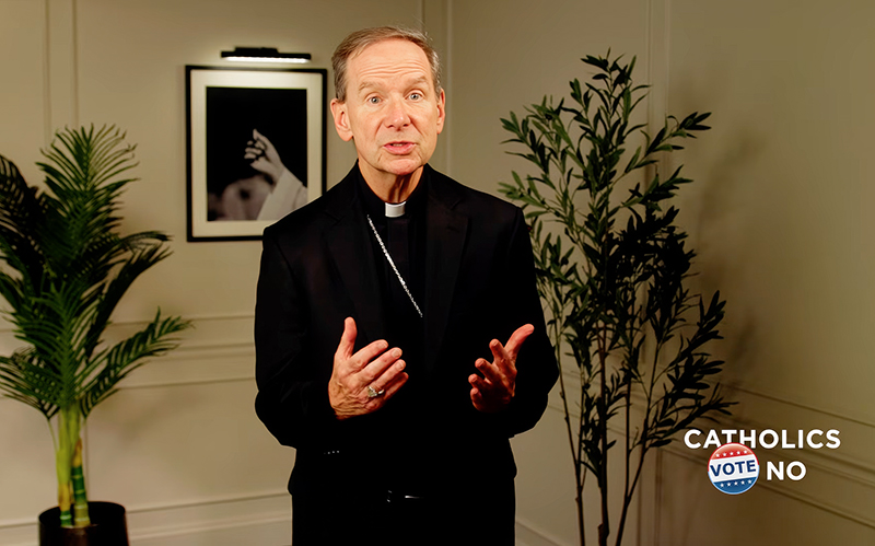 Bishop Michael F. Burbidge of Arlington, Virginia - Photo: Catholic Diocese of Arlington YouTube Screenshot