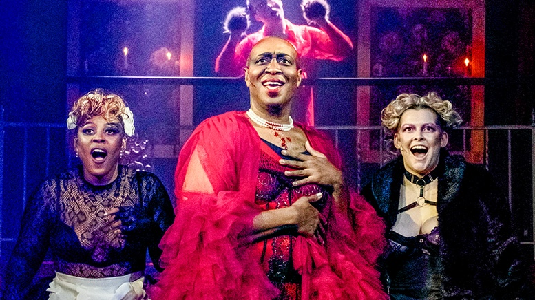 The Rocky Horror Show: Christin Wright, Nicholas Miles, and Meghan Gosse - Photo: Teresa Castracane