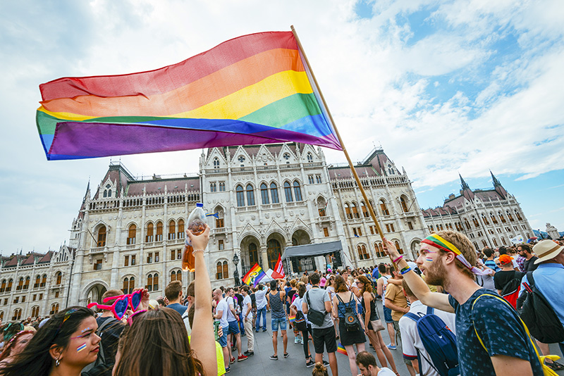Gay pride parade in Budapest, Hungary - Photo: Drazen_ via iStockphoto